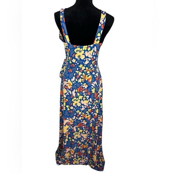 NWT 41 HAWTHORN FLORAL/TROPICAL FAUX WRAP MAXI DRESS WOMENS SIZE LARGE - Picture 10 of 13